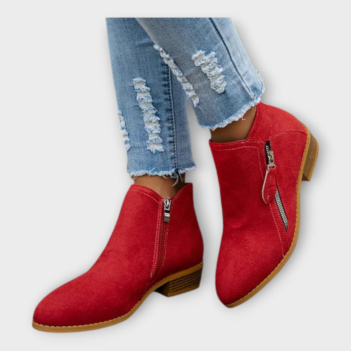 Κομψά Μποτάκια με Φερμουάρ