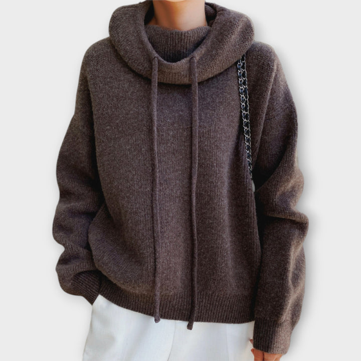 Πλεκτή Μπλούζα με Χαλαρή Εφαρμογή και Κομψό Σχέδιο