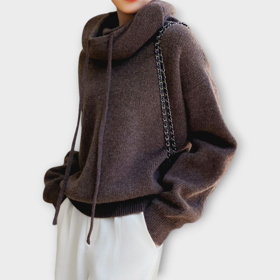 Πλεκτή Μπλούζα με Χαλαρή Εφαρμογή και Κομψό Σχέδιο