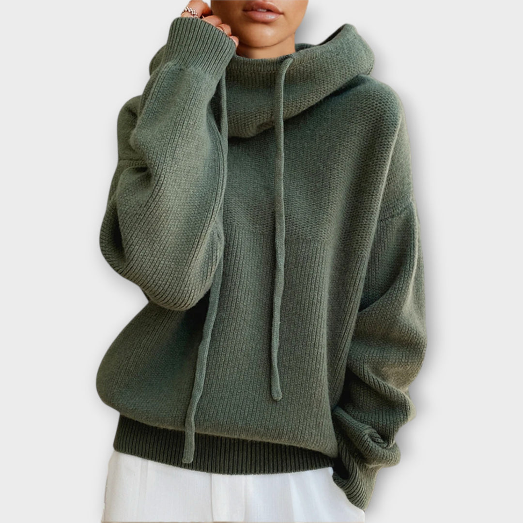 Πλεκτή Μπλούζα με Χαλαρή Εφαρμογή και Κομψό Σχέδιο