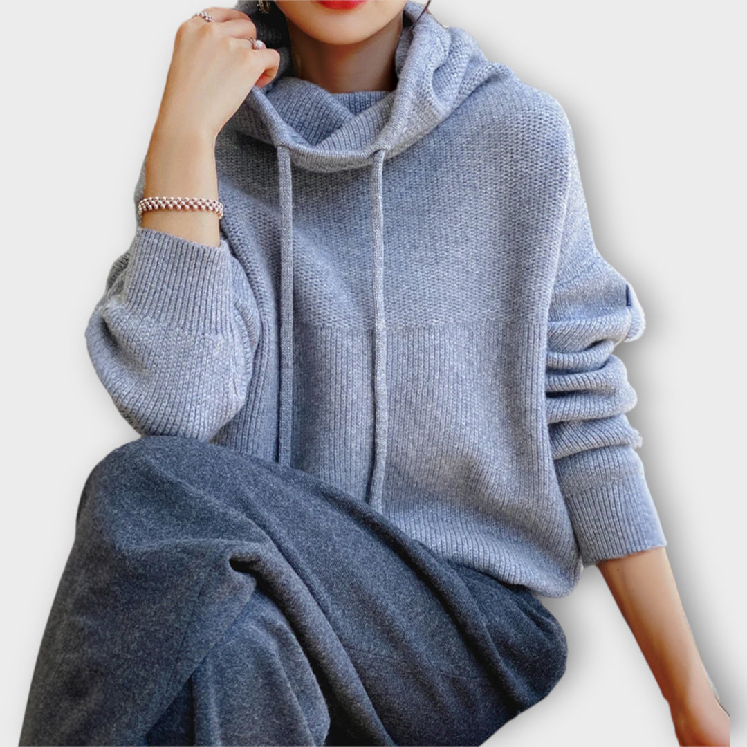 Πλεκτή Μπλούζα με Χαλαρή Εφαρμογή και Κομψό Σχέδιο