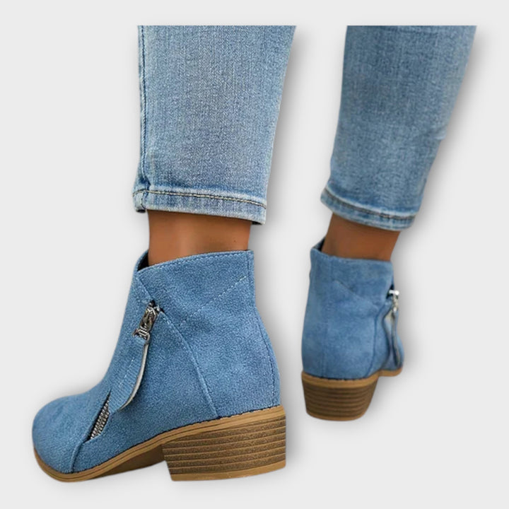 Κομψά Μποτάκια με Φερμουάρ