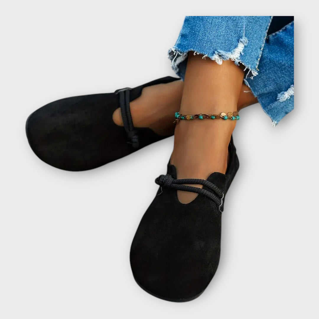 Σουέτ Παπούτσια με Κόμπο Λεπτομέρεια