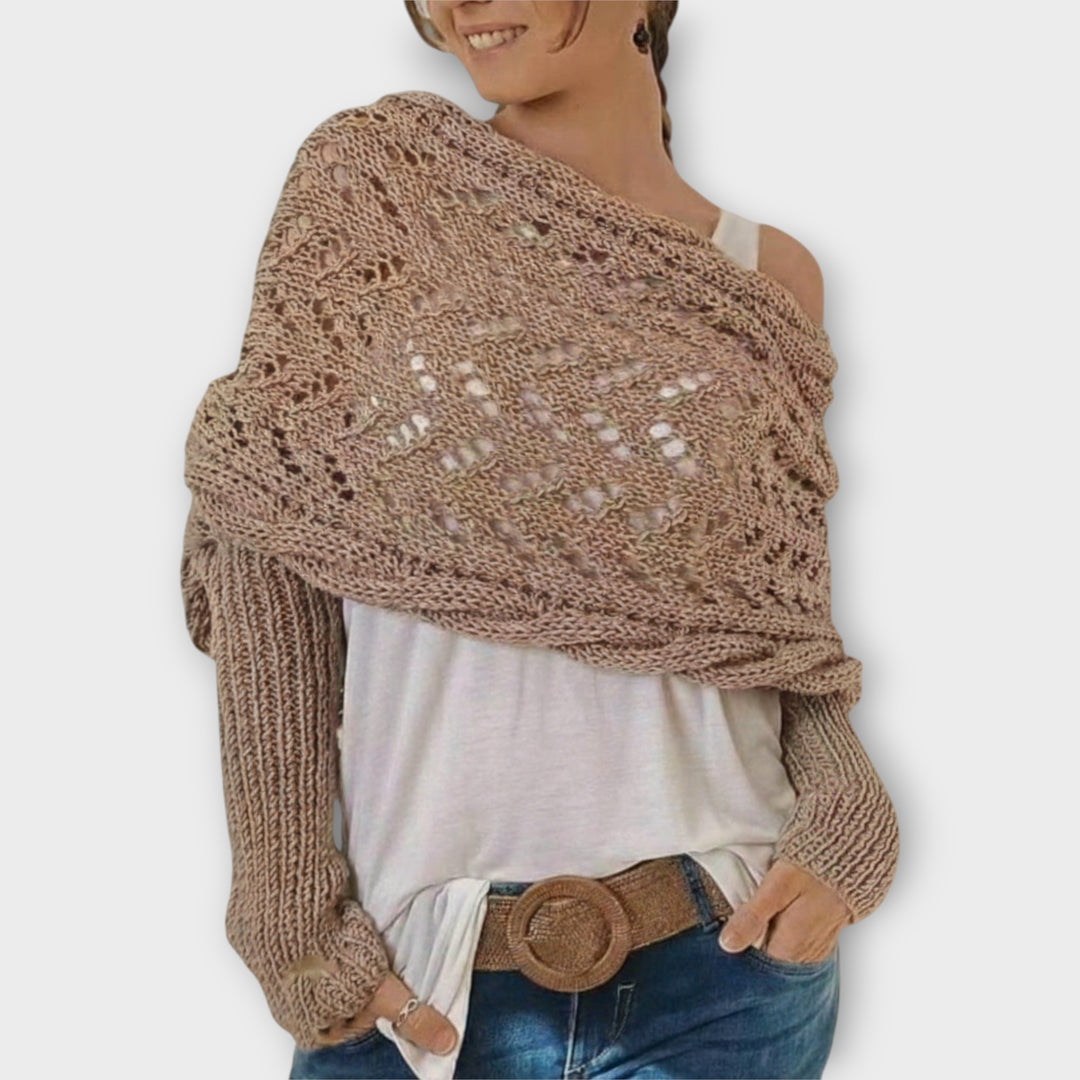 Κομψό Πλεκτό Ραπ με Μοναδική Υφή