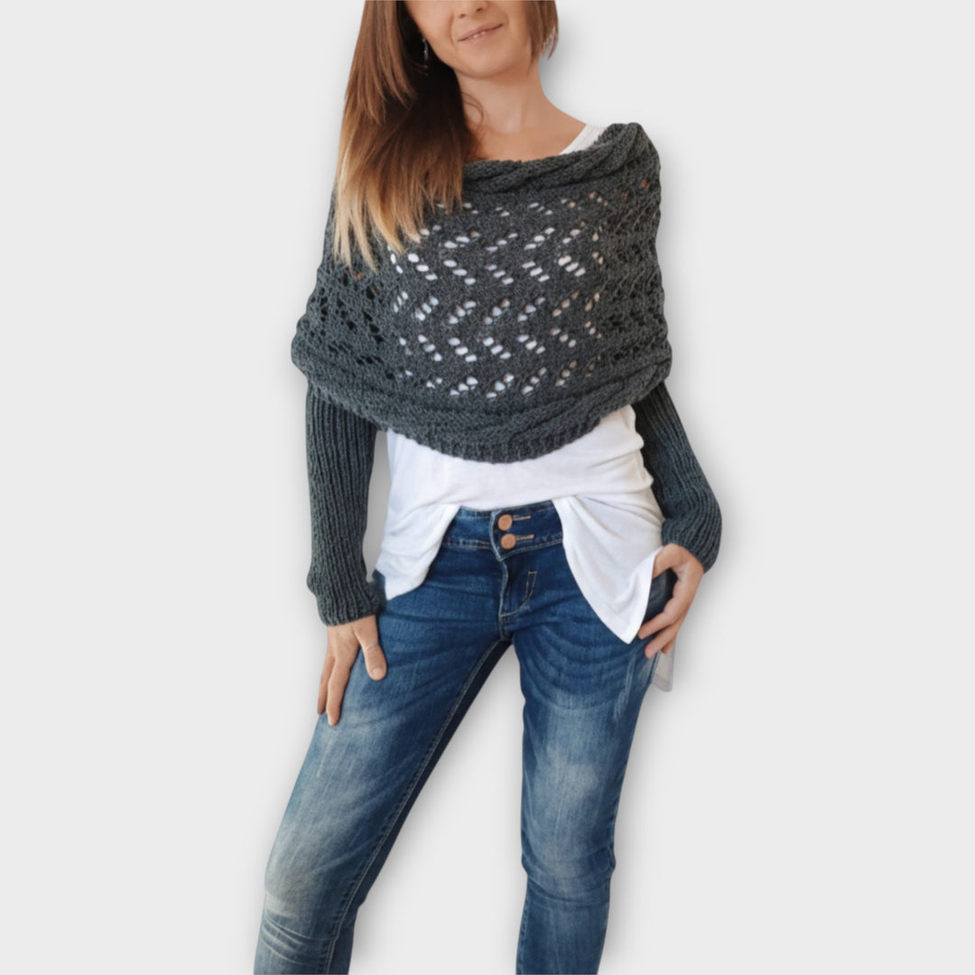 Κομψό Πλεκτό Ραπ με Μοναδική Υφή