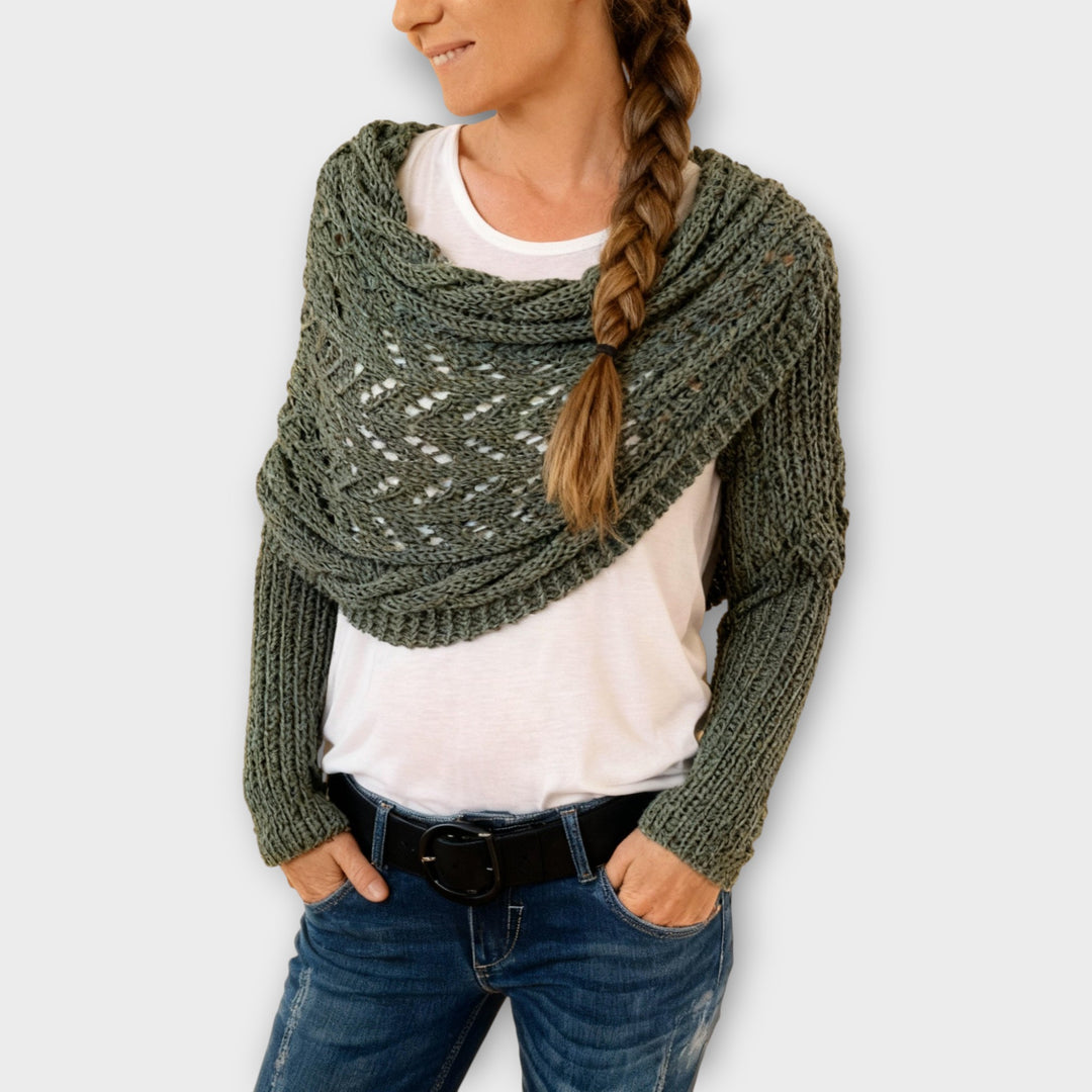 Κομψό Πλεκτό Ραπ με Μοναδική Υφή