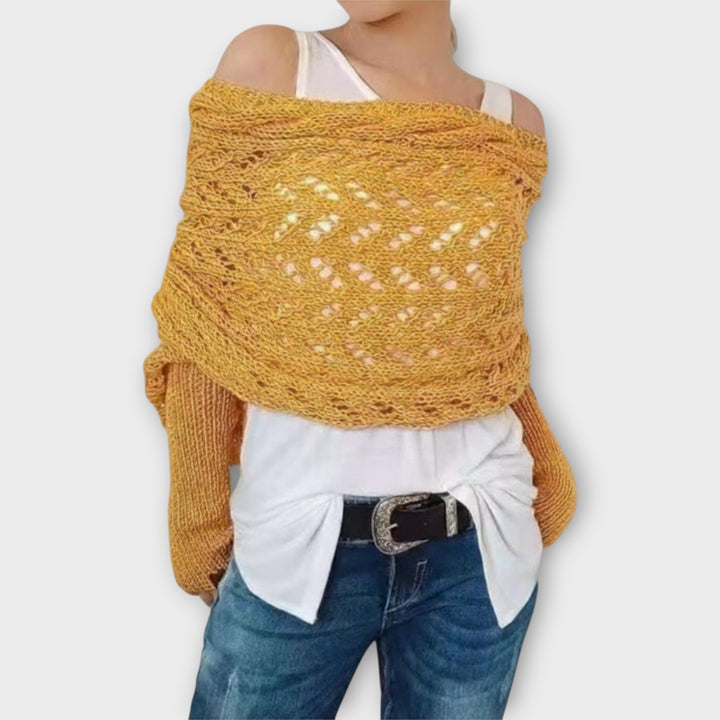 Κομψό Πλεκτό Ραπ με Μοναδική Υφή