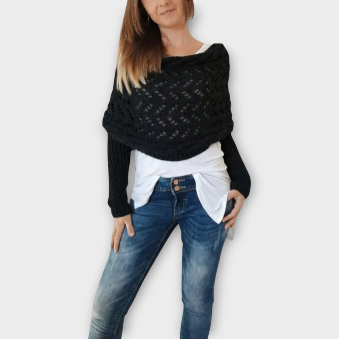 Κομψό Πλεκτό Ραπ με Μοναδική Υφή