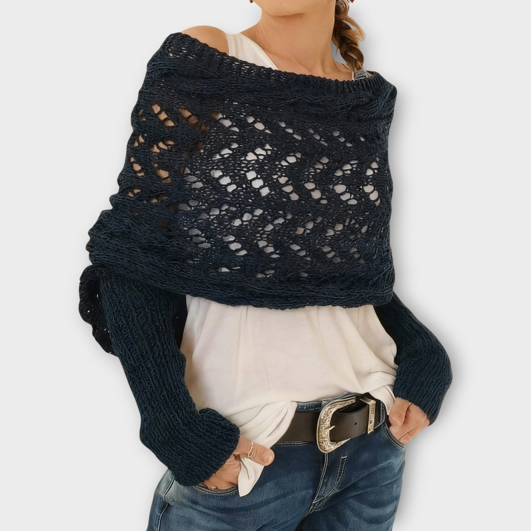 Κομψό Πλεκτό Ραπ με Μοναδική Υφή