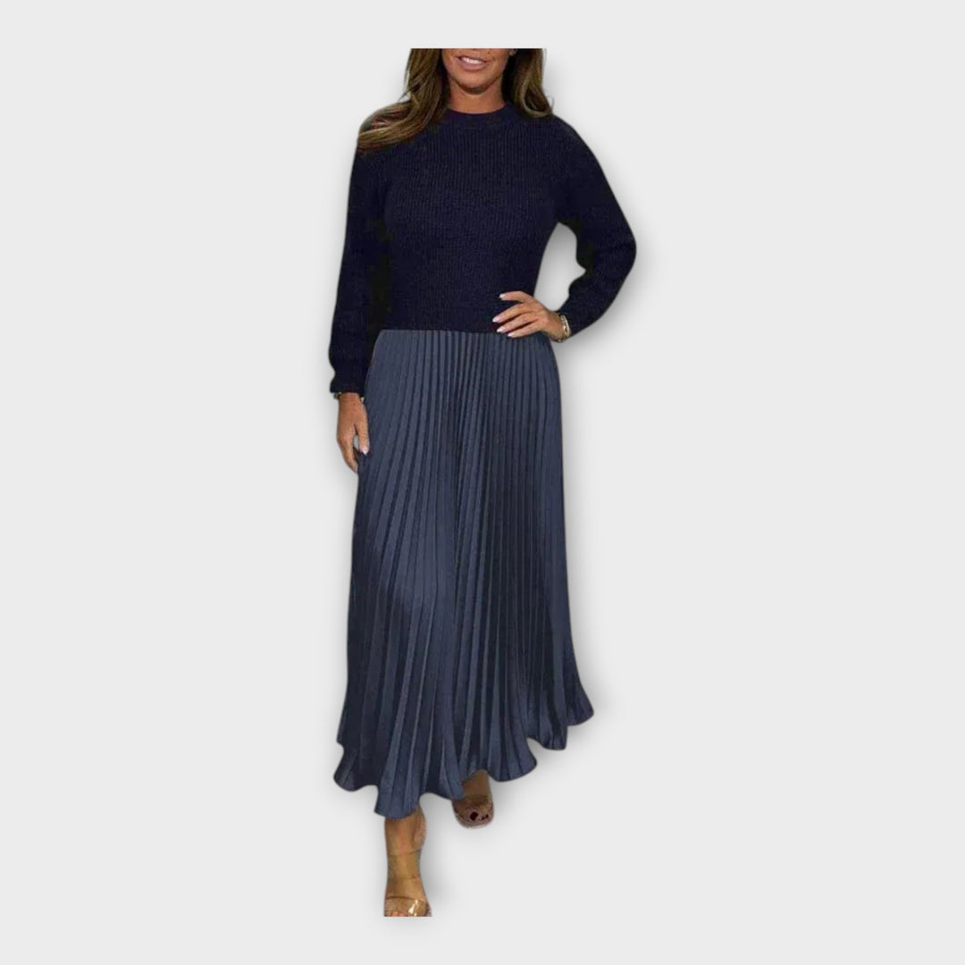 Κομψό Φόρεμα με Πλισέ Σχέδιο και Διαχρονική Αισθητική