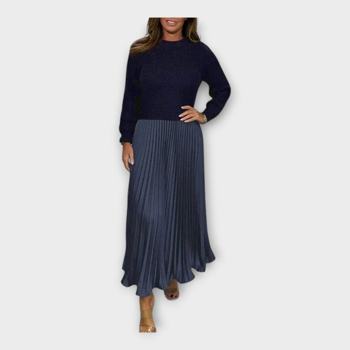 Κομψό Φόρεμα με Πλισέ Σχέδιο και Διαχρονική Αισθητική